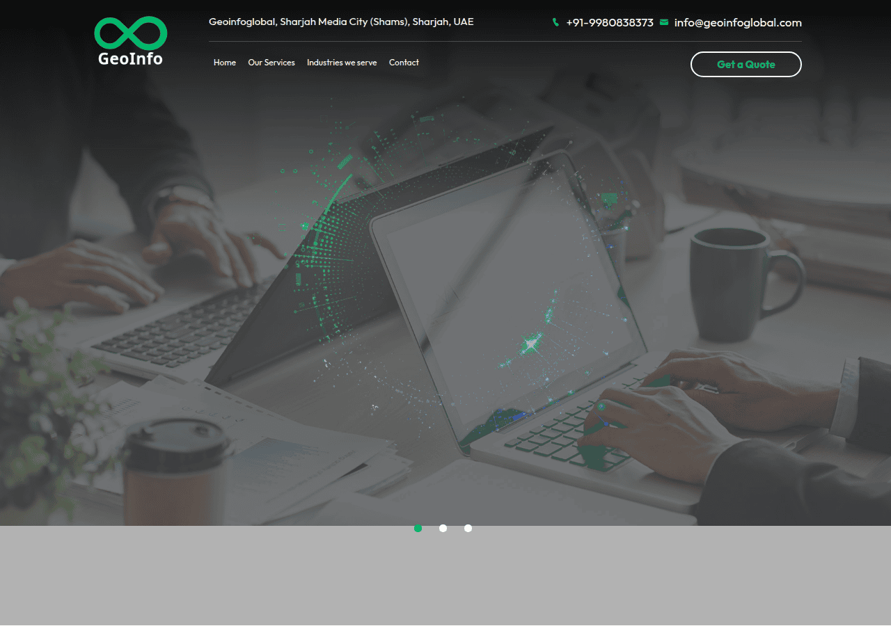 Screenshot of geoinfoglobal.com