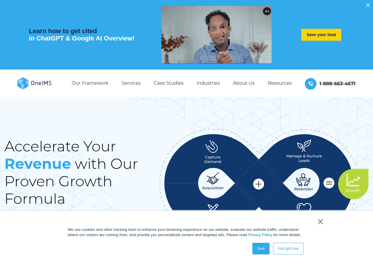 Screenshot of oneims.com