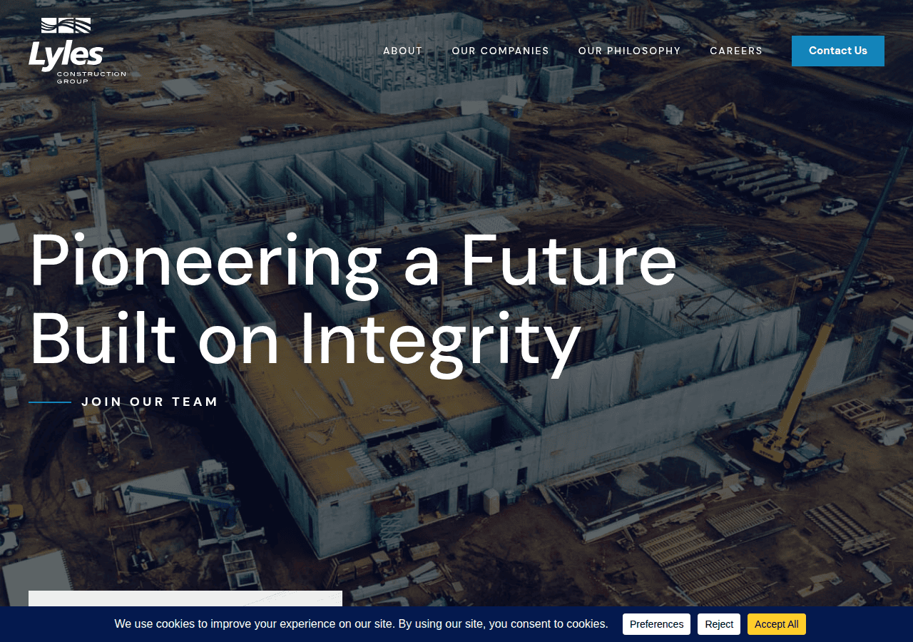 Screenshot of lylesgroup.com