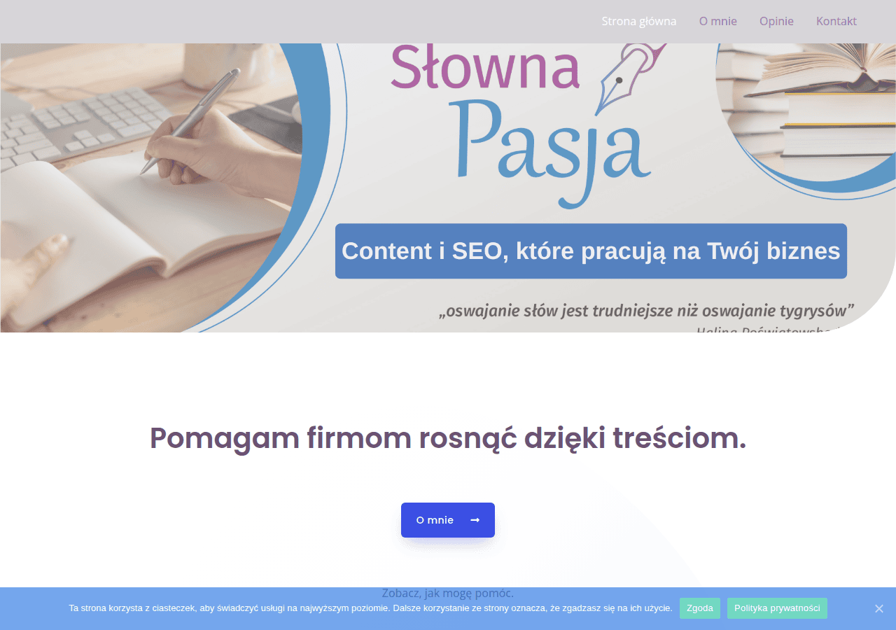 Screenshot of slownapasja.pl