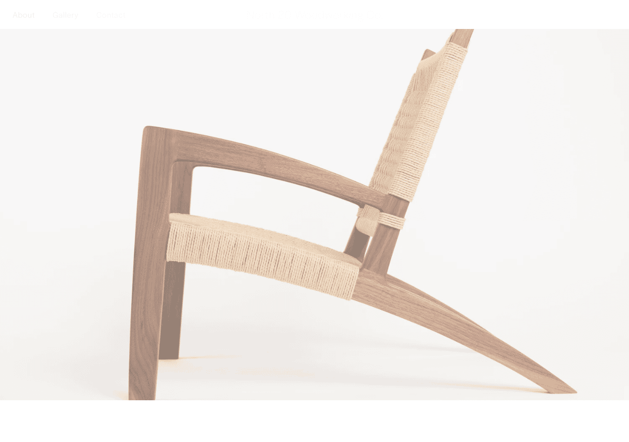 Screenshot of north20woodworkingco.com