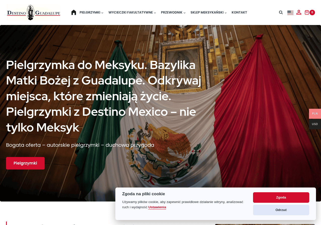 Screenshot of guadalupe.pl