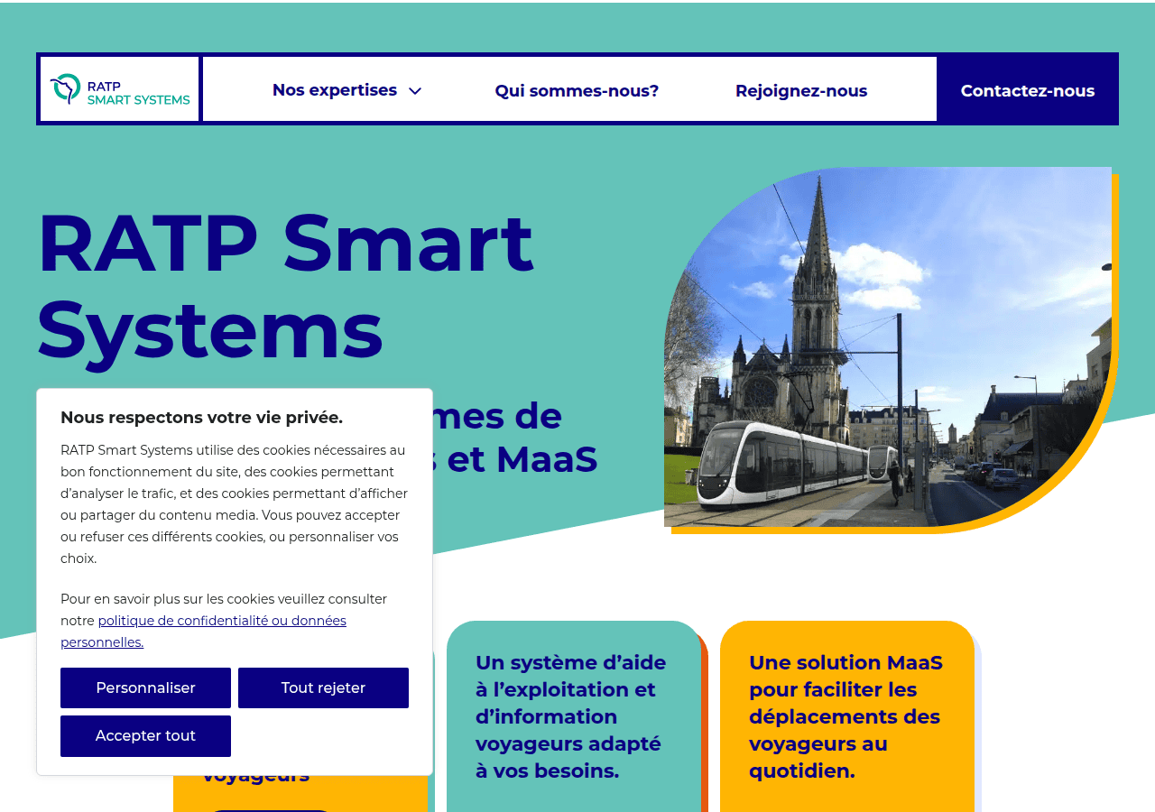 Screenshot of ratpsmartsystems.com