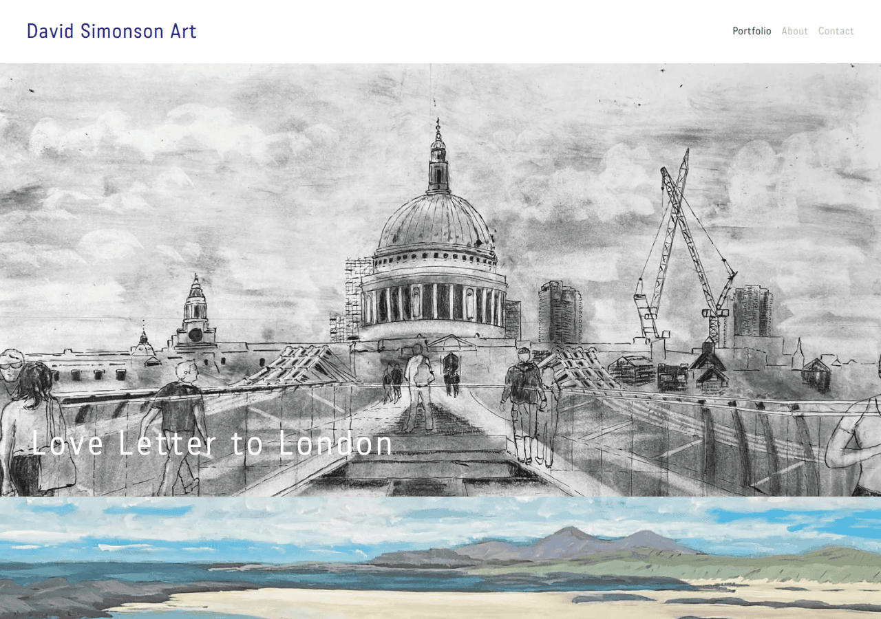 Screenshot of david-simonson.com