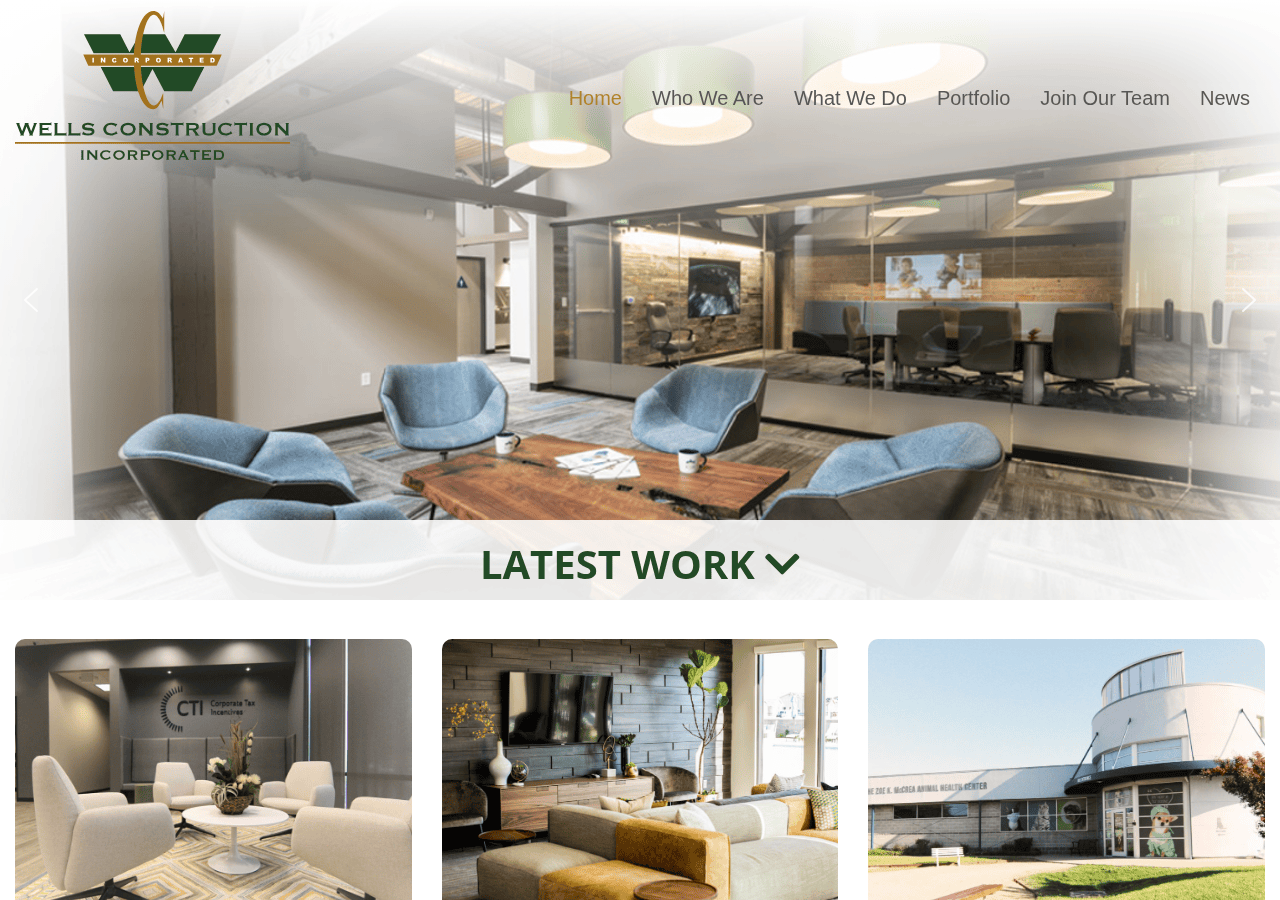 Screenshot of wellsconstruction.com