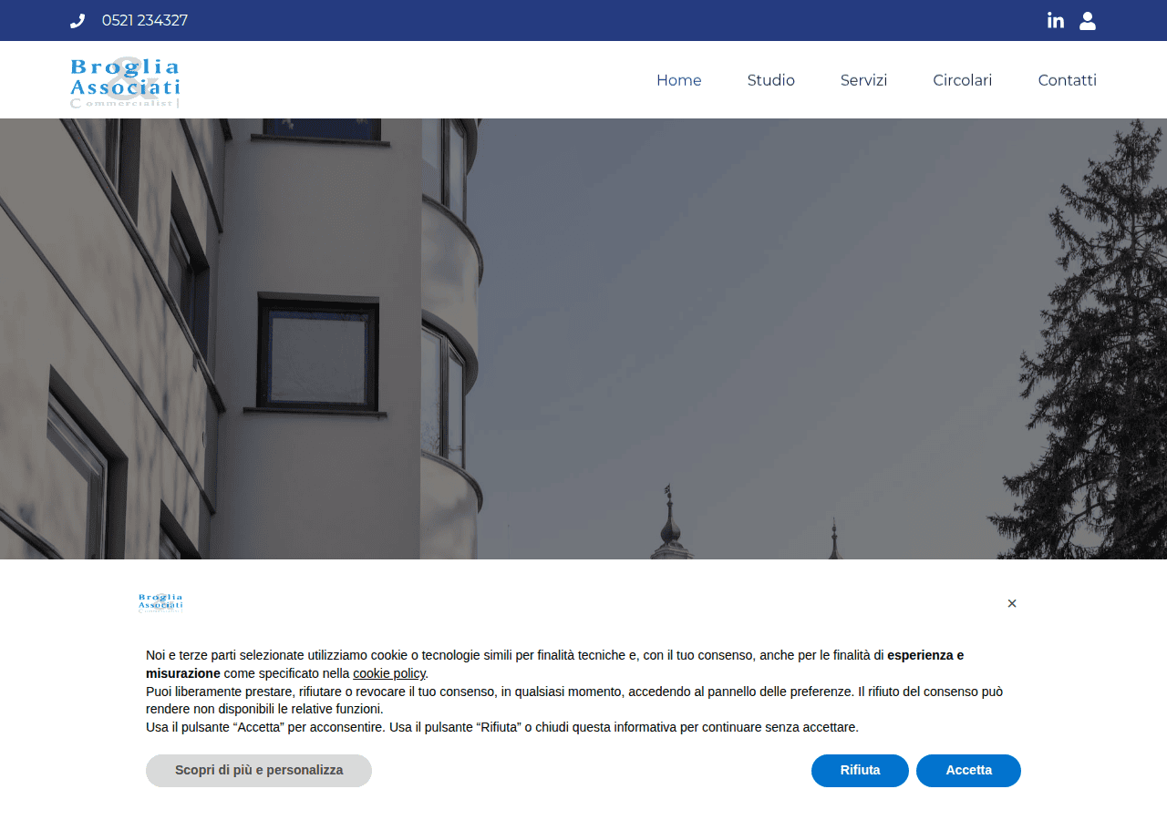 Screenshot of studiobroglia.com