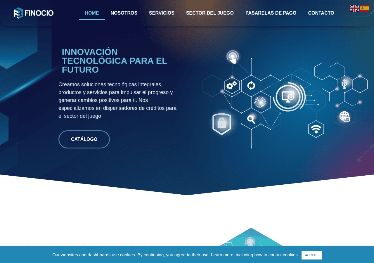 Screenshot of finocio.com