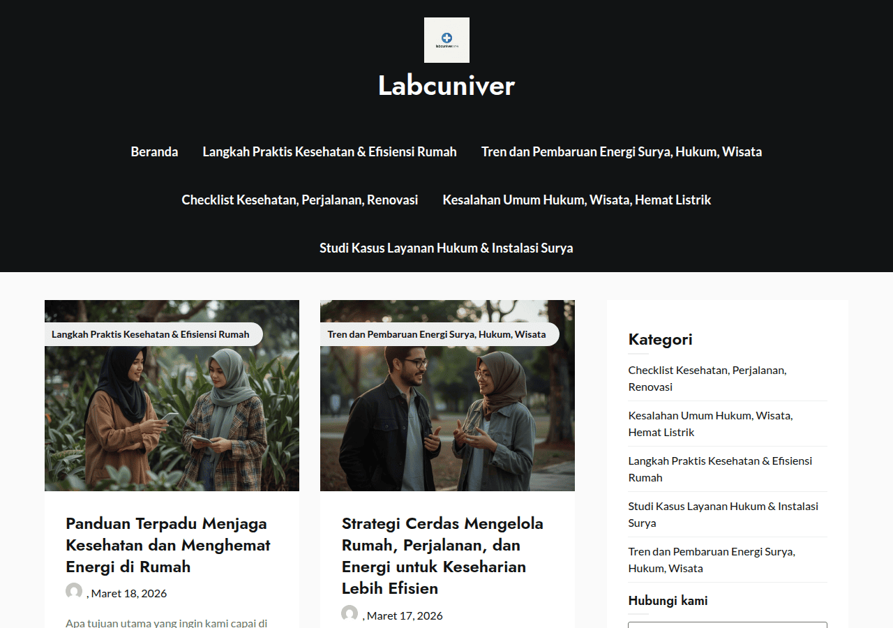 Screenshot of labcuniver.one