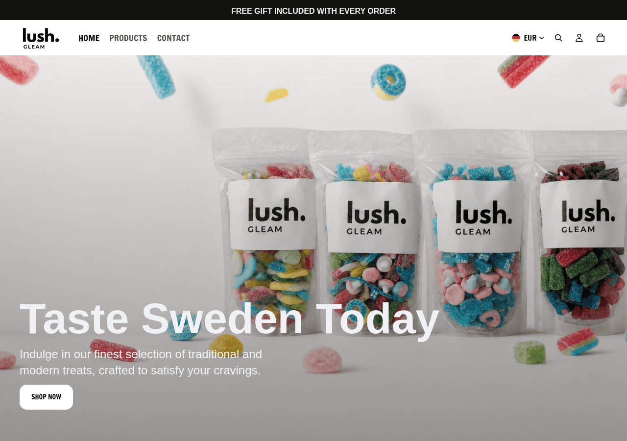 Screenshot of lush-gleam.com