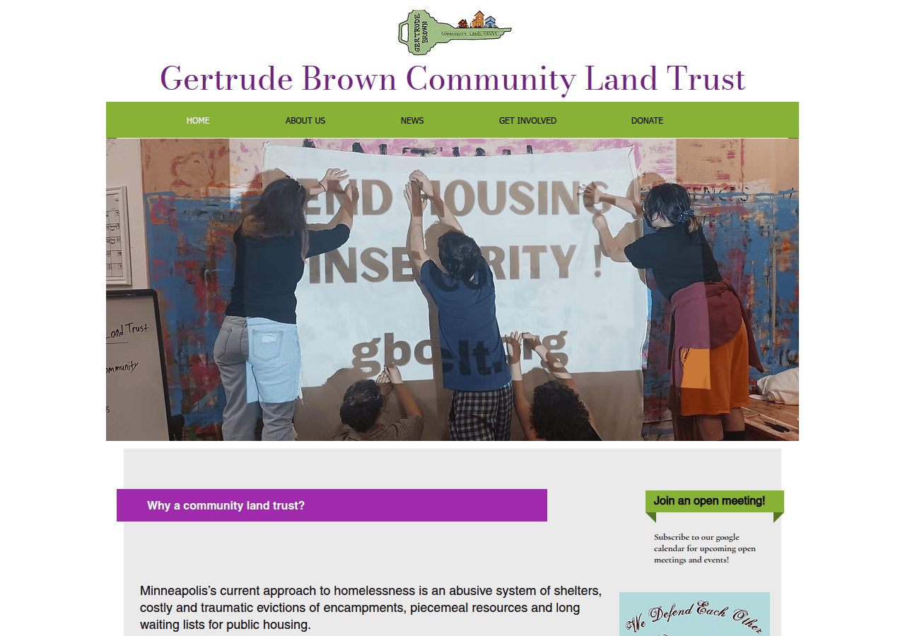 Screenshot of gbclt.org