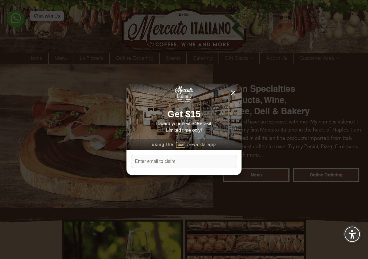 Screenshot of mercatoitalianousa.com