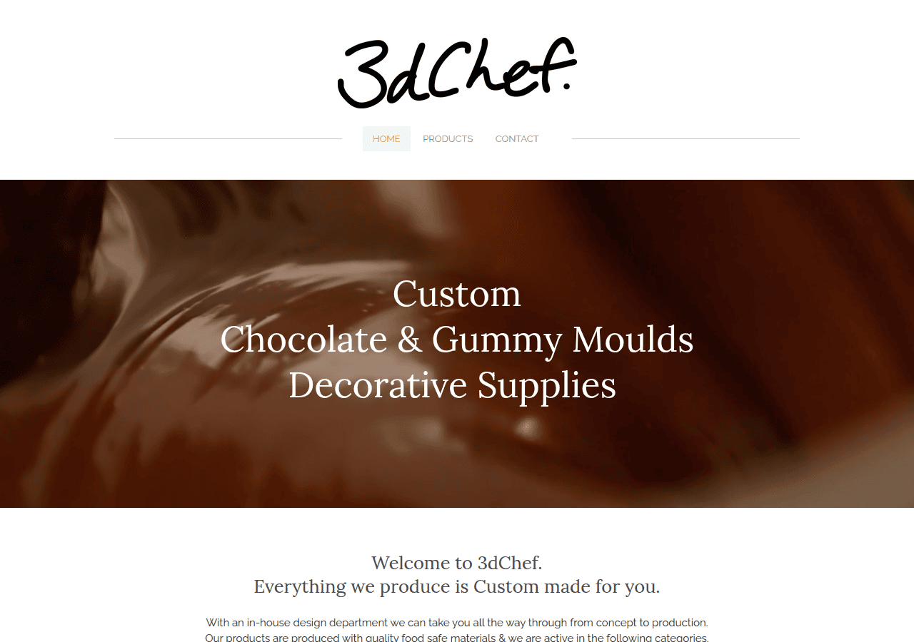 Screenshot of 3dchef.nl