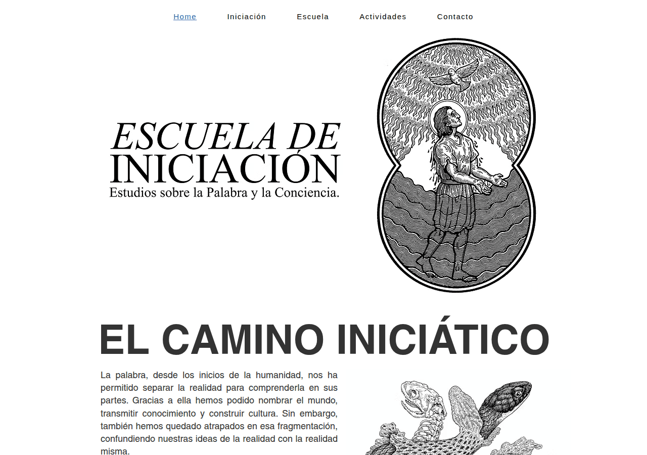 Screenshot of iniciacion.net