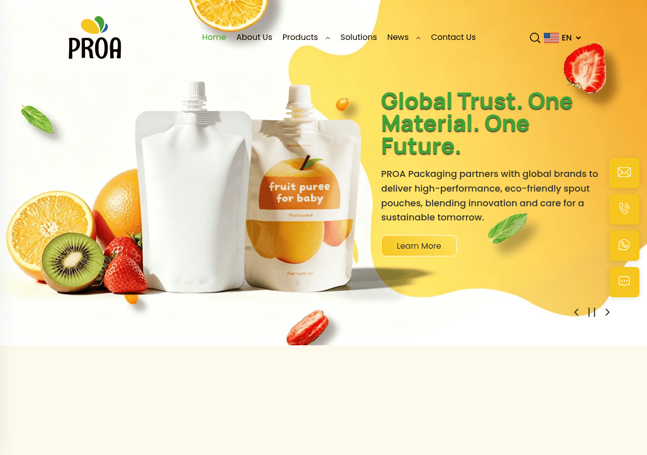 Screenshot of proapack.com