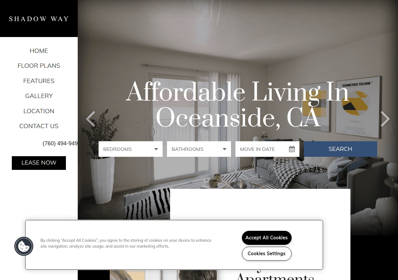 Screenshot of liveshadowway.com