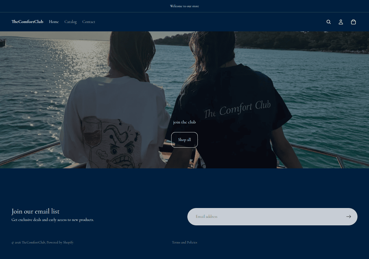 Screenshot of jointhecomfortclub.co.uk