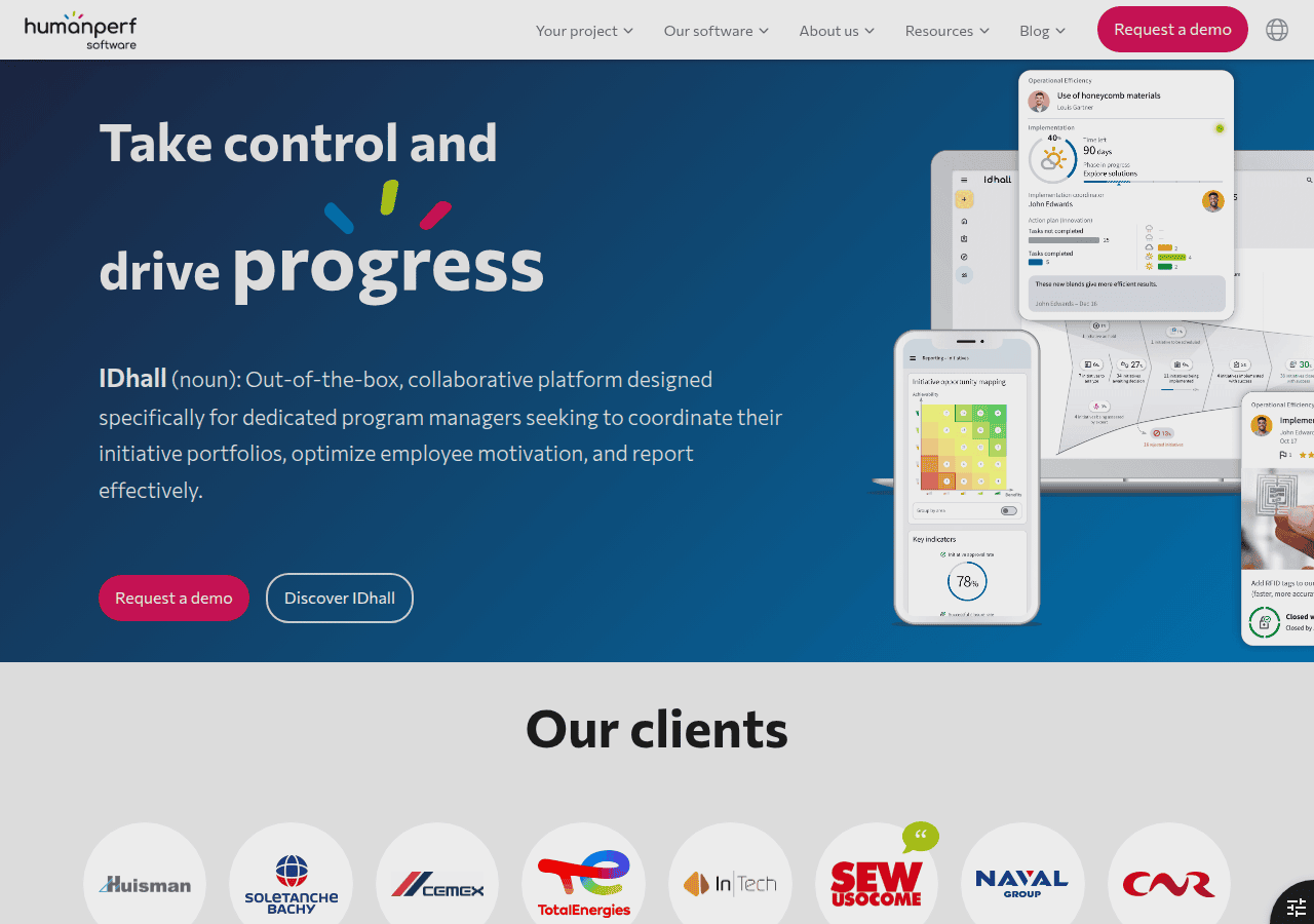 Screenshot of humanperf.com