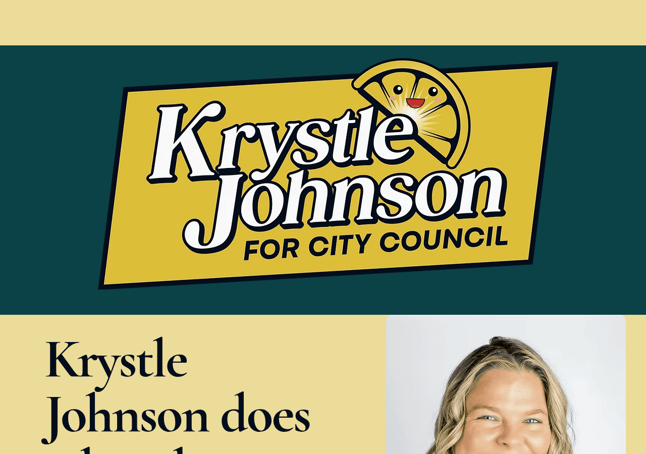 Screenshot of krystlejohnson.com