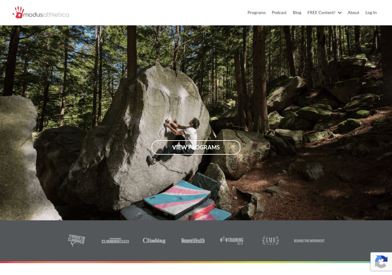Screenshot of modusathletica.com