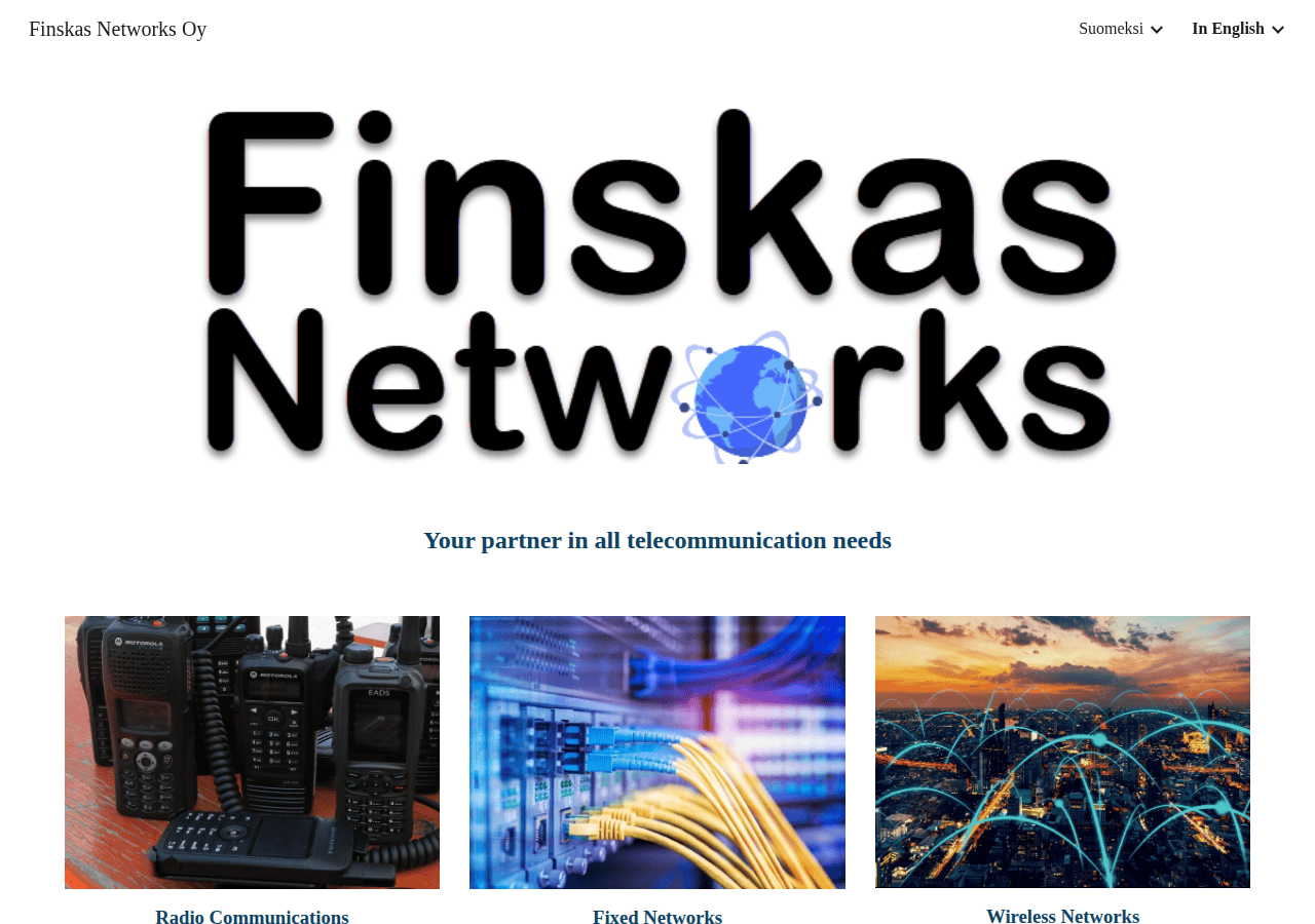 Screenshot of finskas.net