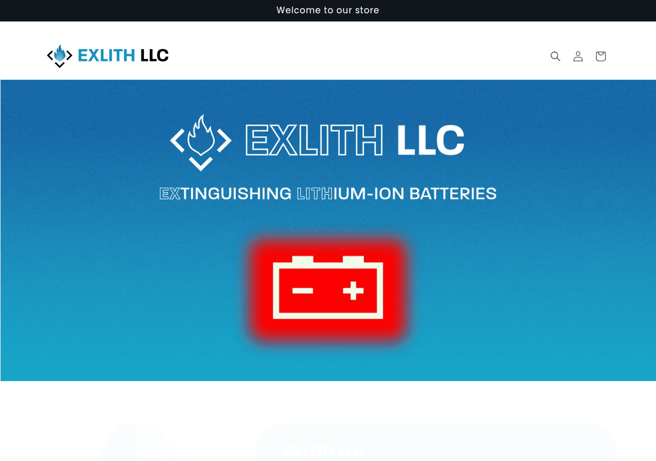 Screenshot of exlith.com