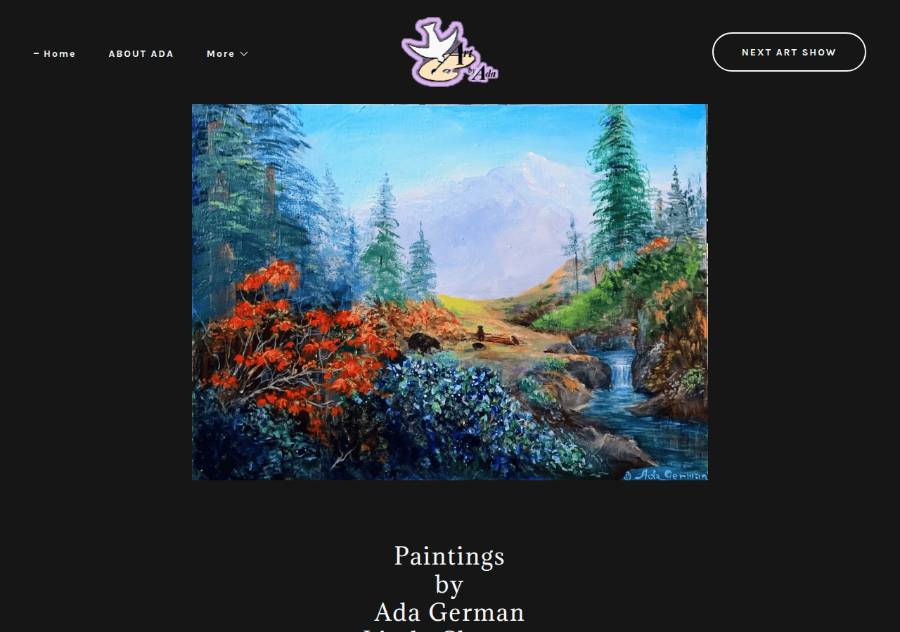 Screenshot of adagerman.com