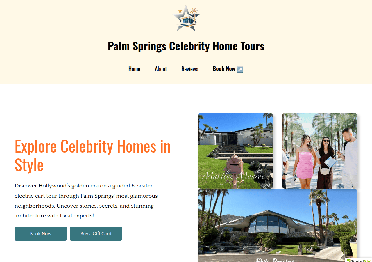 Screenshot of pshometours.com