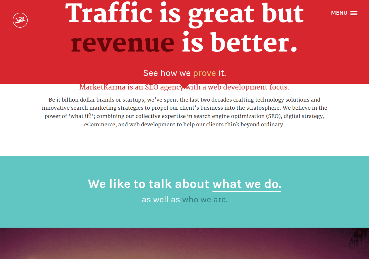 Screenshot of marketkarma.com