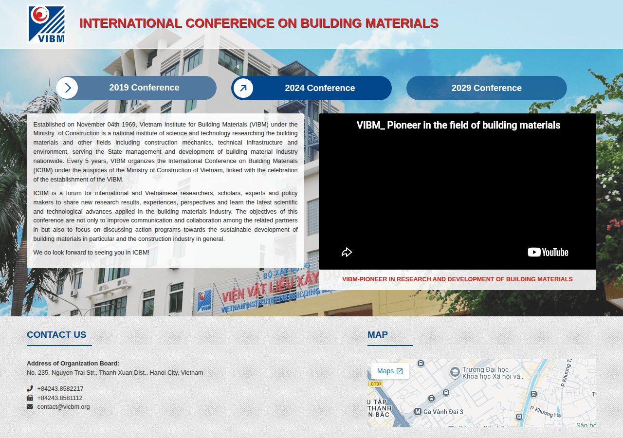Screenshot of vicbm.org