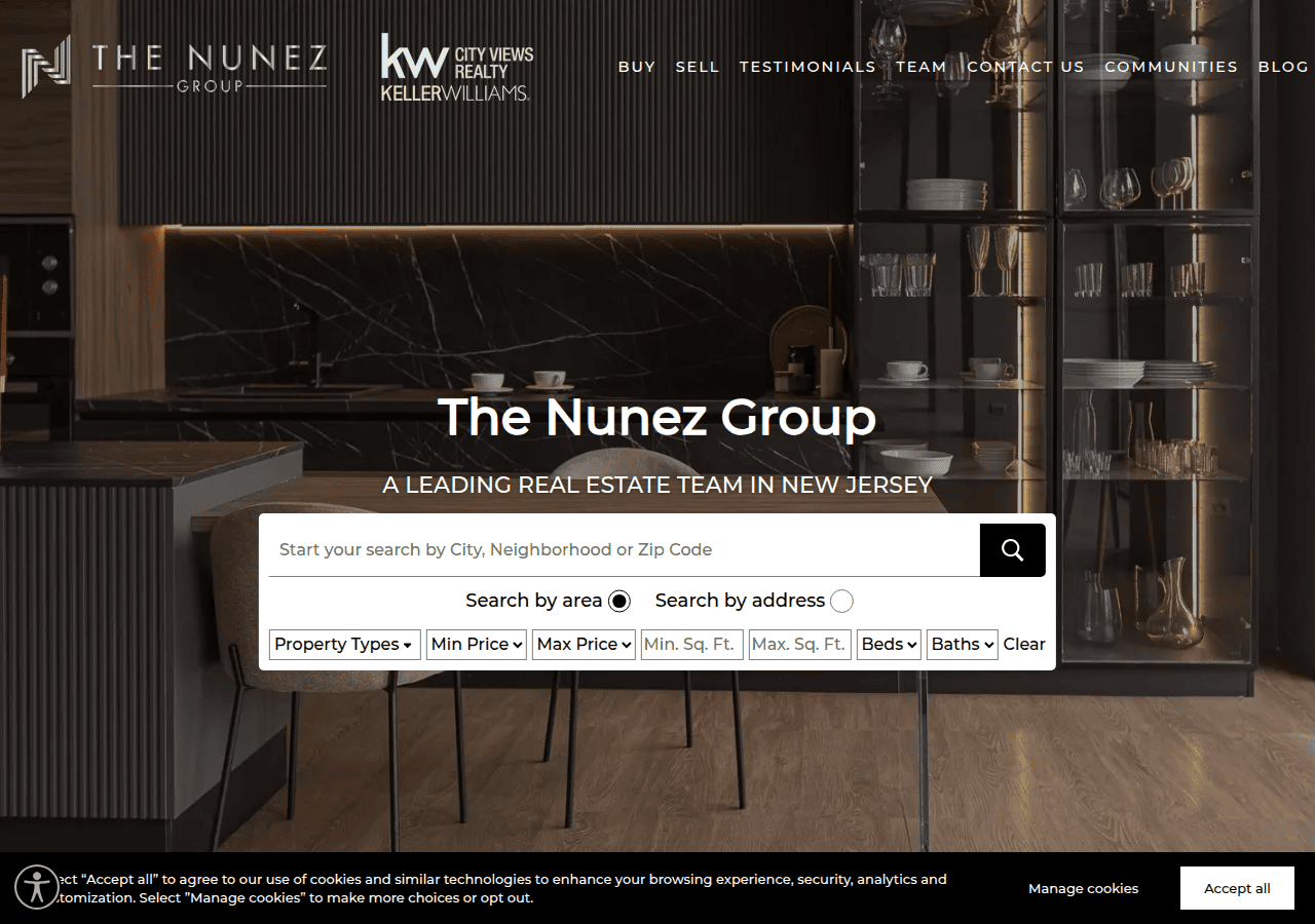 Screenshot of thenunezgroup.com