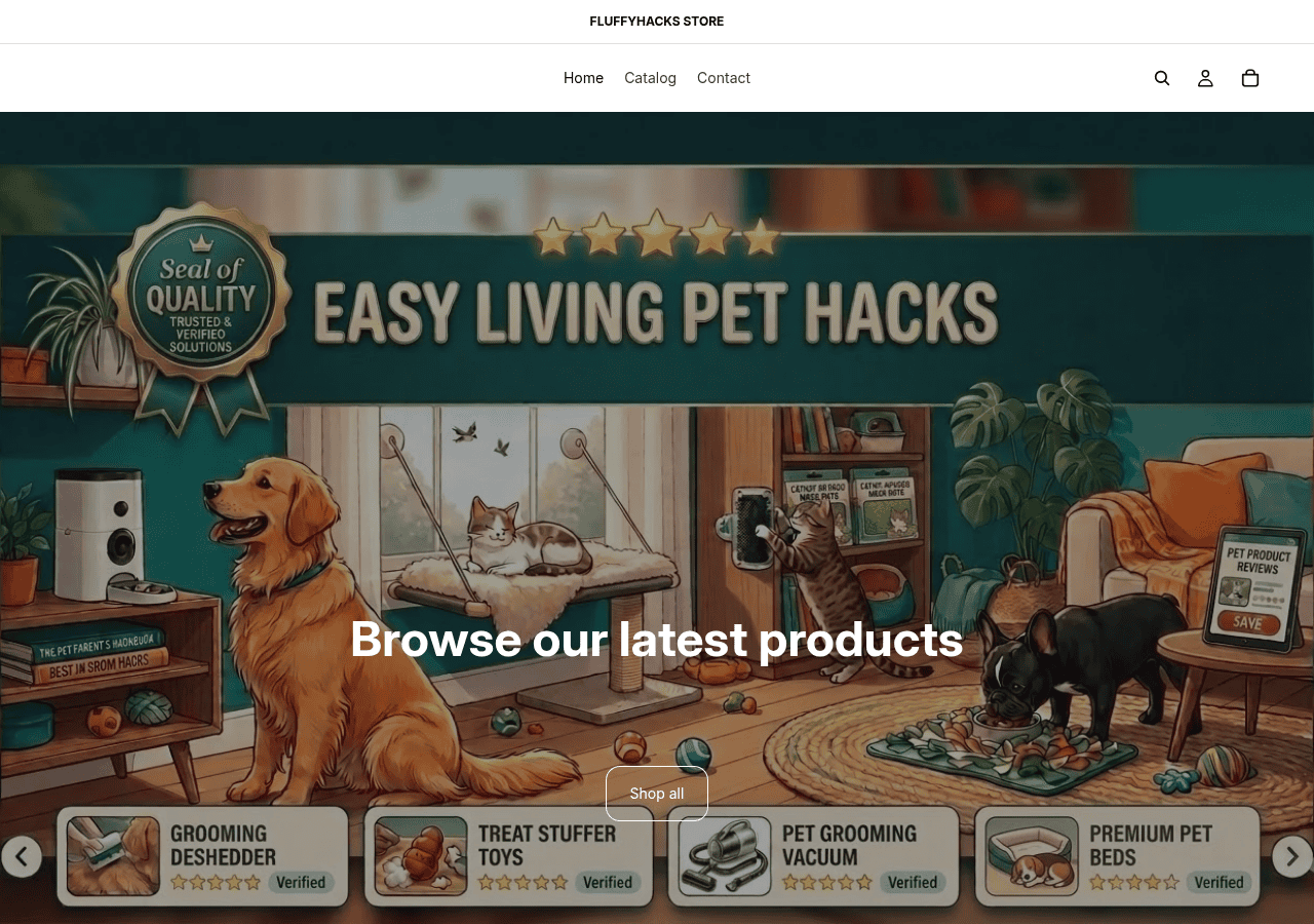 Screenshot of fluffyhacks.com