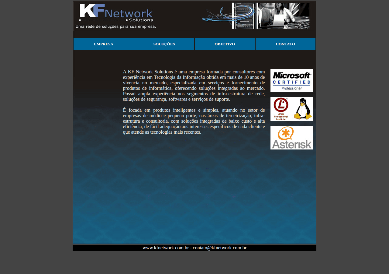 Screenshot of kfnetwork.com.br
