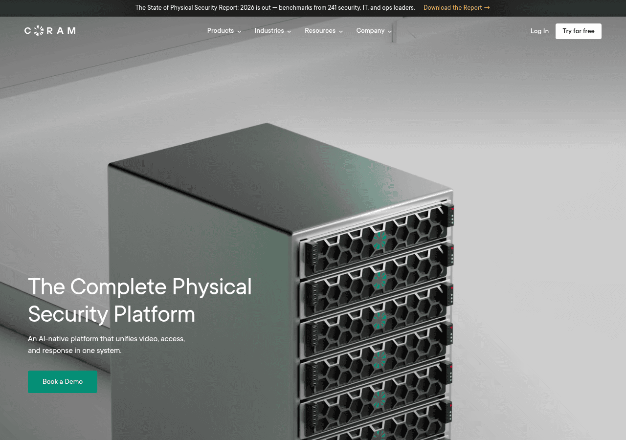 Screenshot of coram.ai