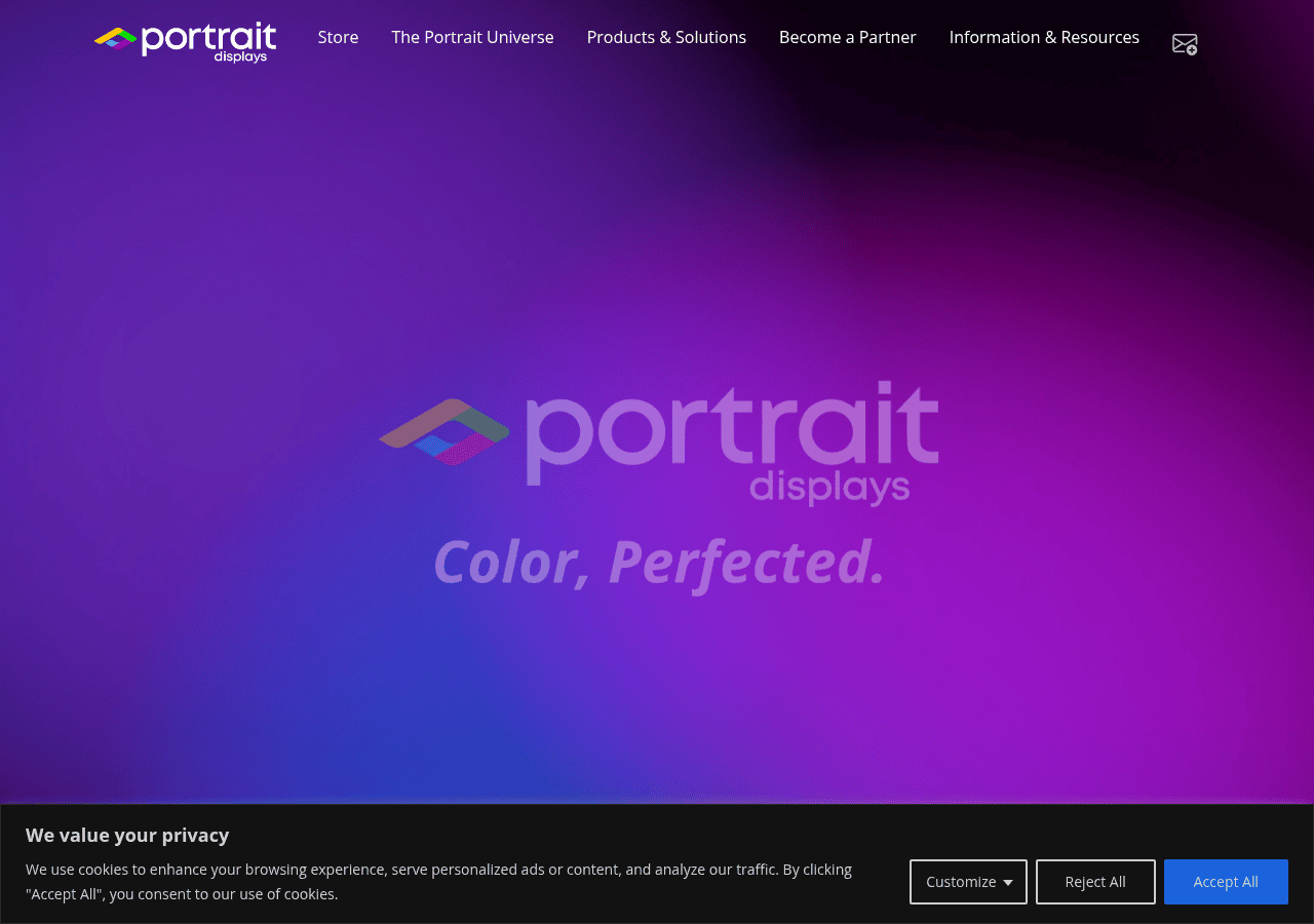 Screenshot of portrait.com