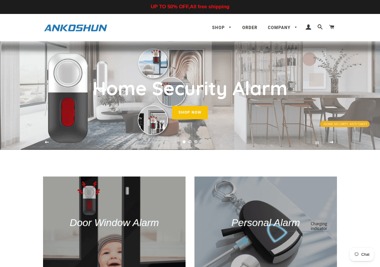 Screenshot of ankoshun.com