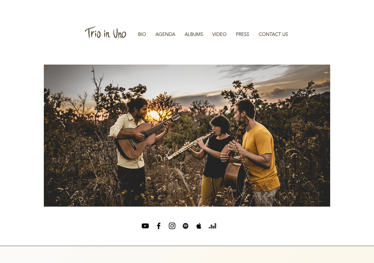 Screenshot of trioinuno.com