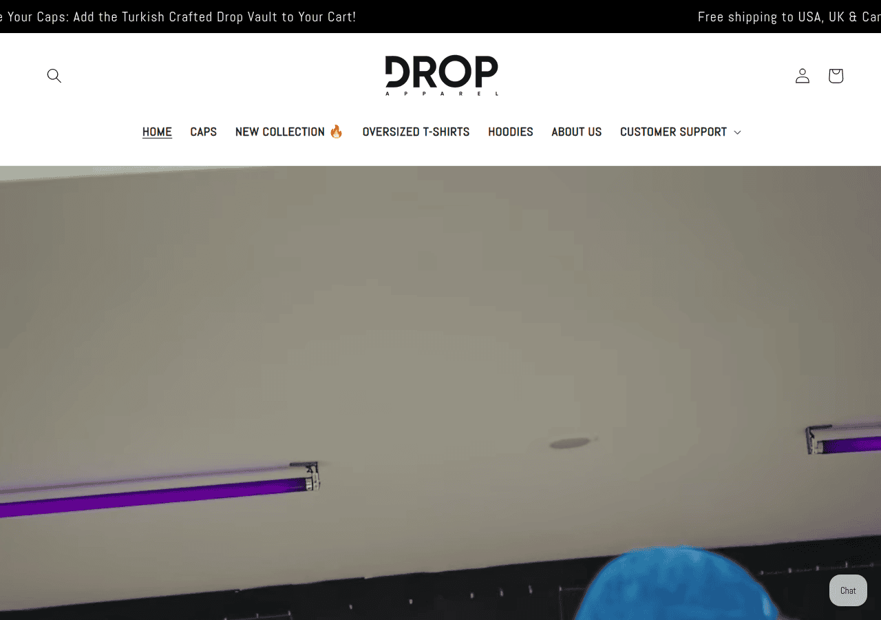 Screenshot of dropapparelpk.com