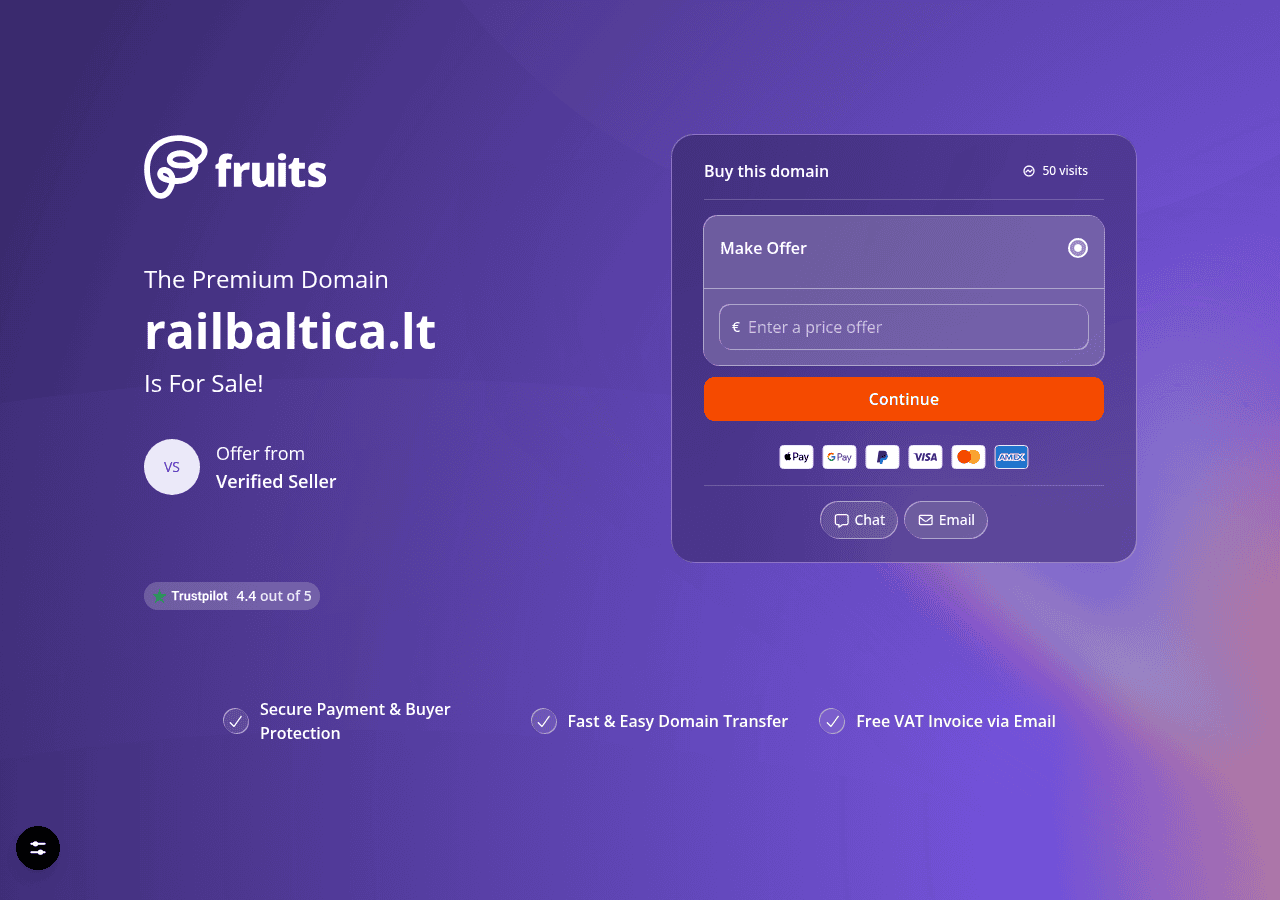 Screenshot of fruits.co