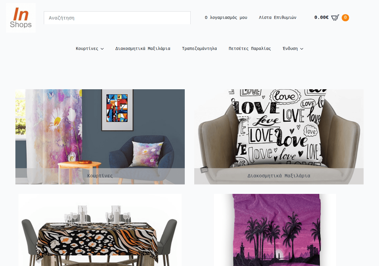 Screenshot of inshops.eu