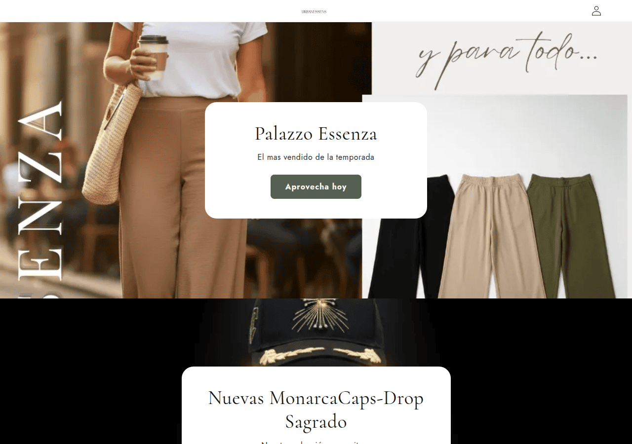 Screenshot of urbanessens.co