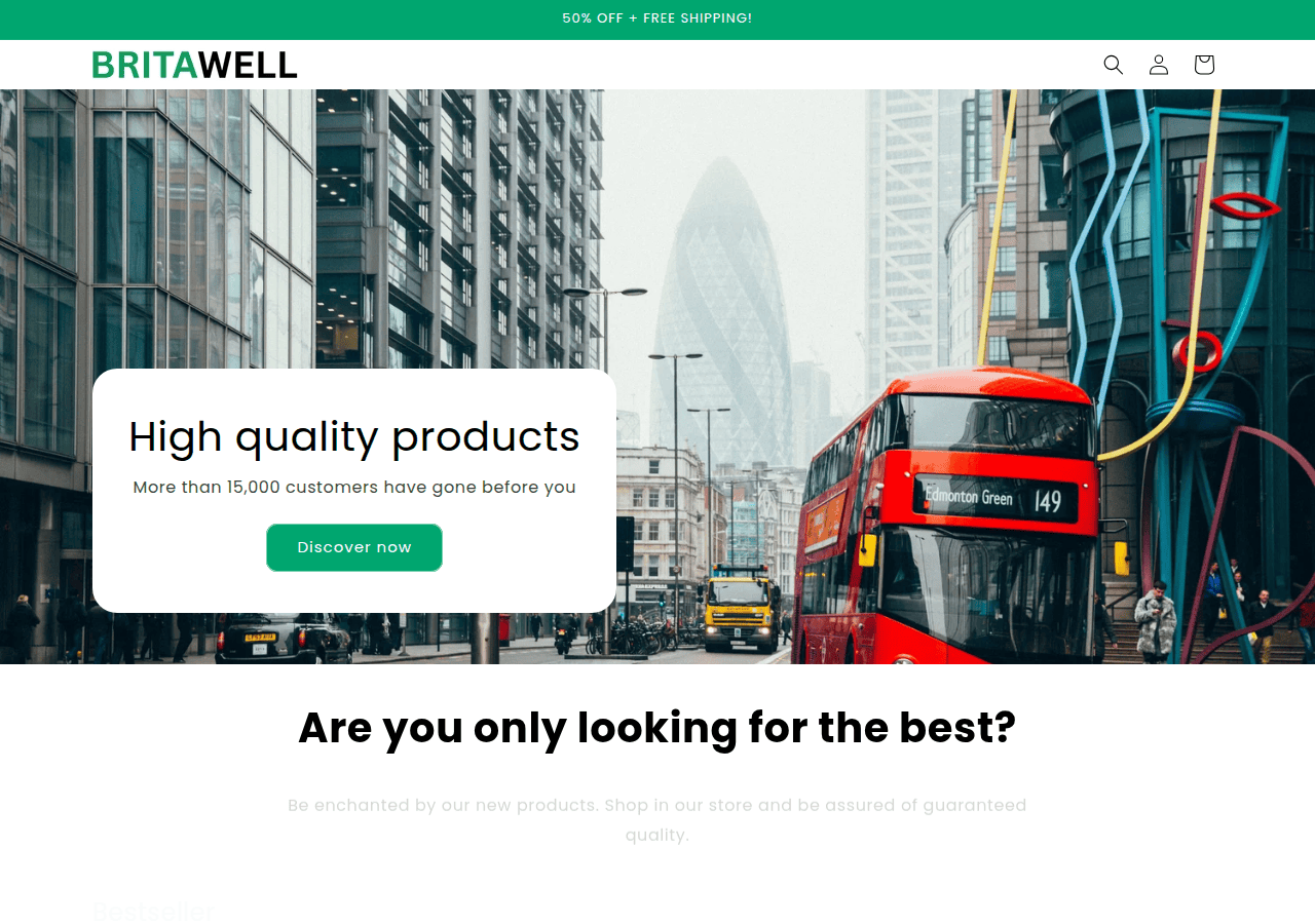 Screenshot of britawell.com