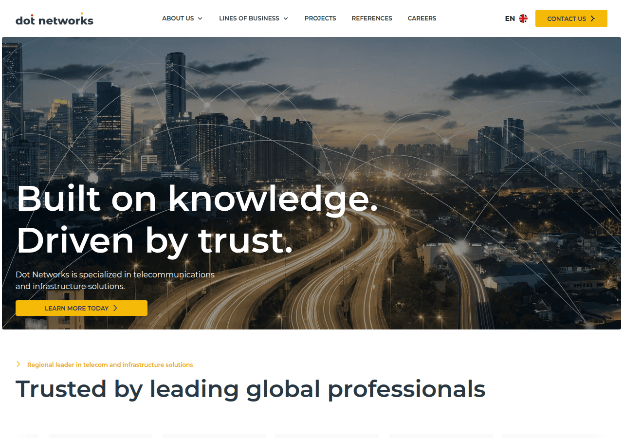 Screenshot of dotnetworks.rs