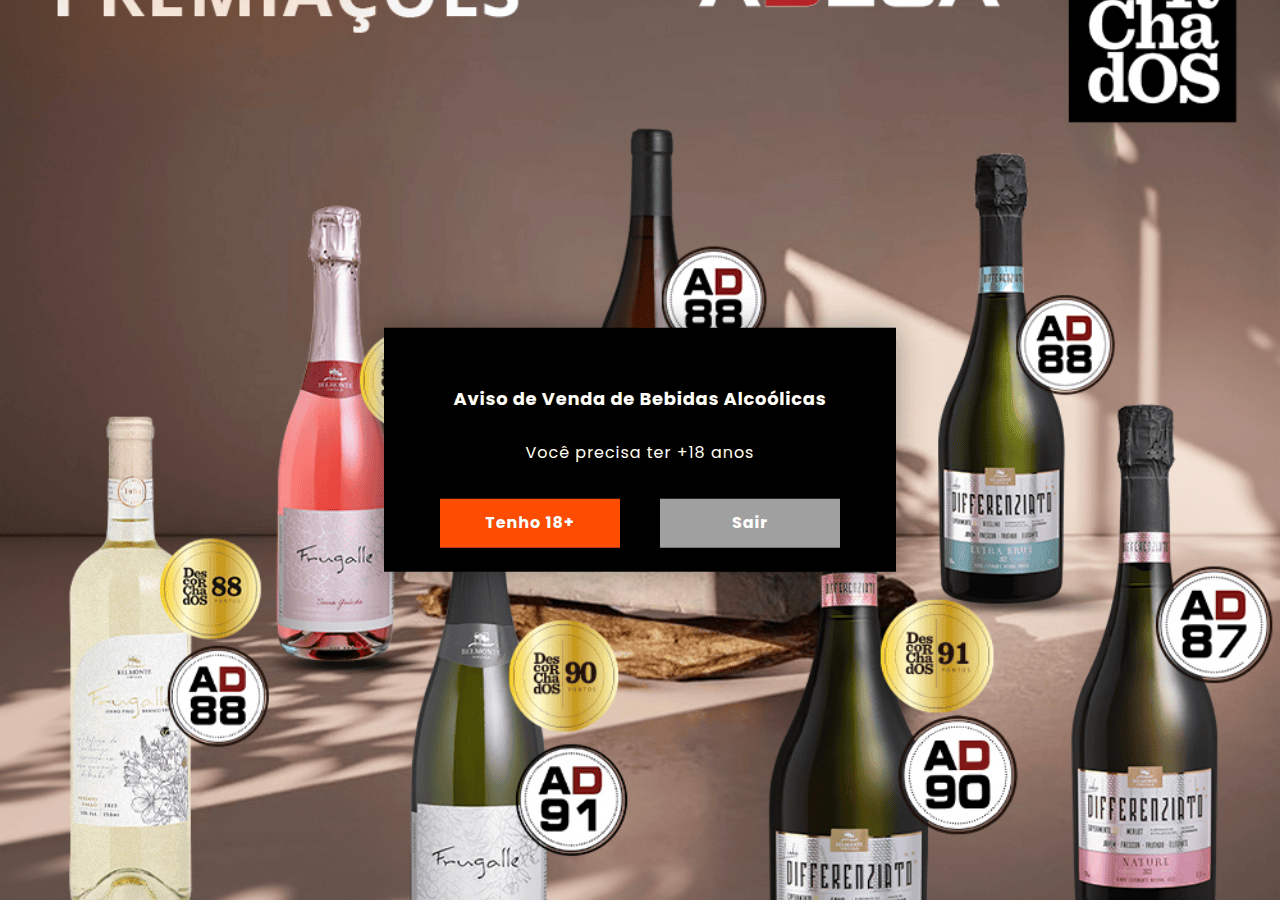 Screenshot of vinicolabelmonte.com.br