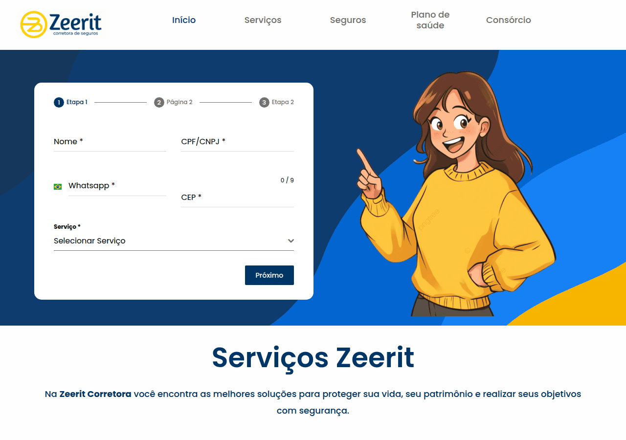 Screenshot of zeerit.com.br