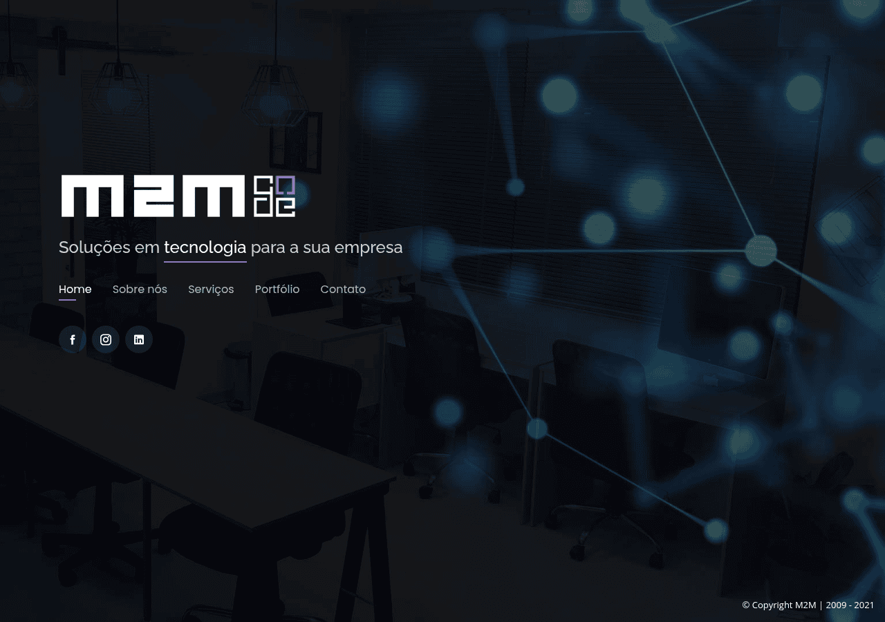 Screenshot of m2mcode.com