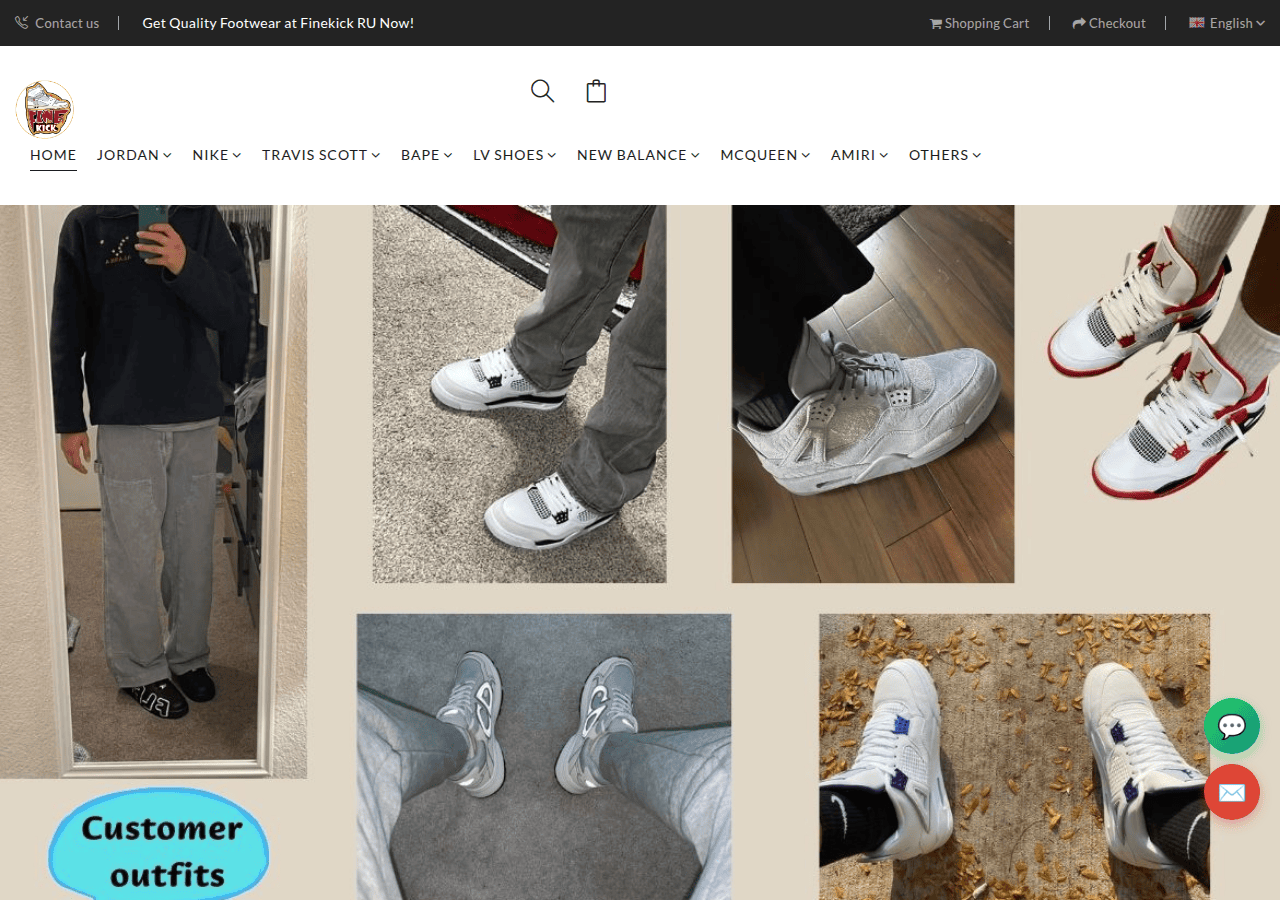 Screenshot of finekickru.org