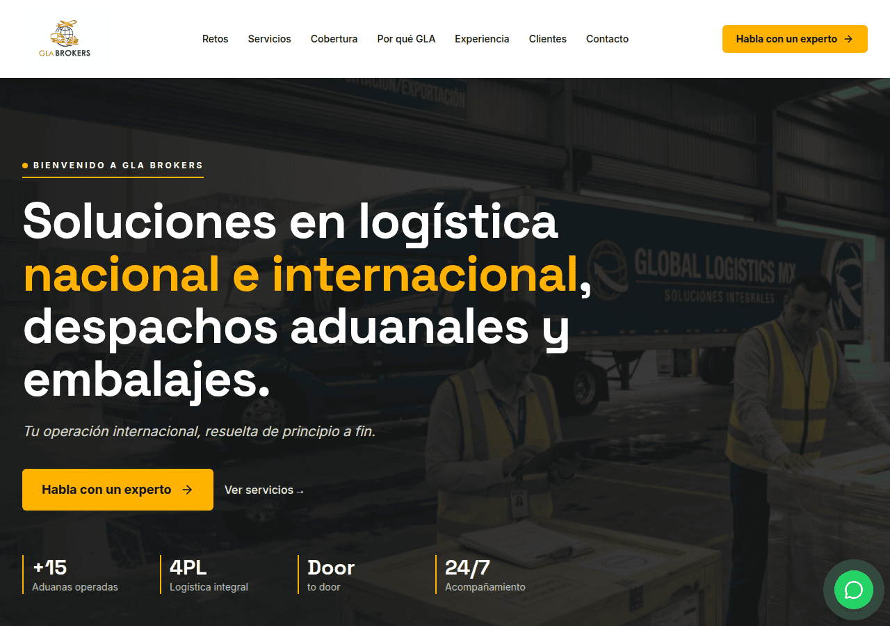 Screenshot of glabrokers.com