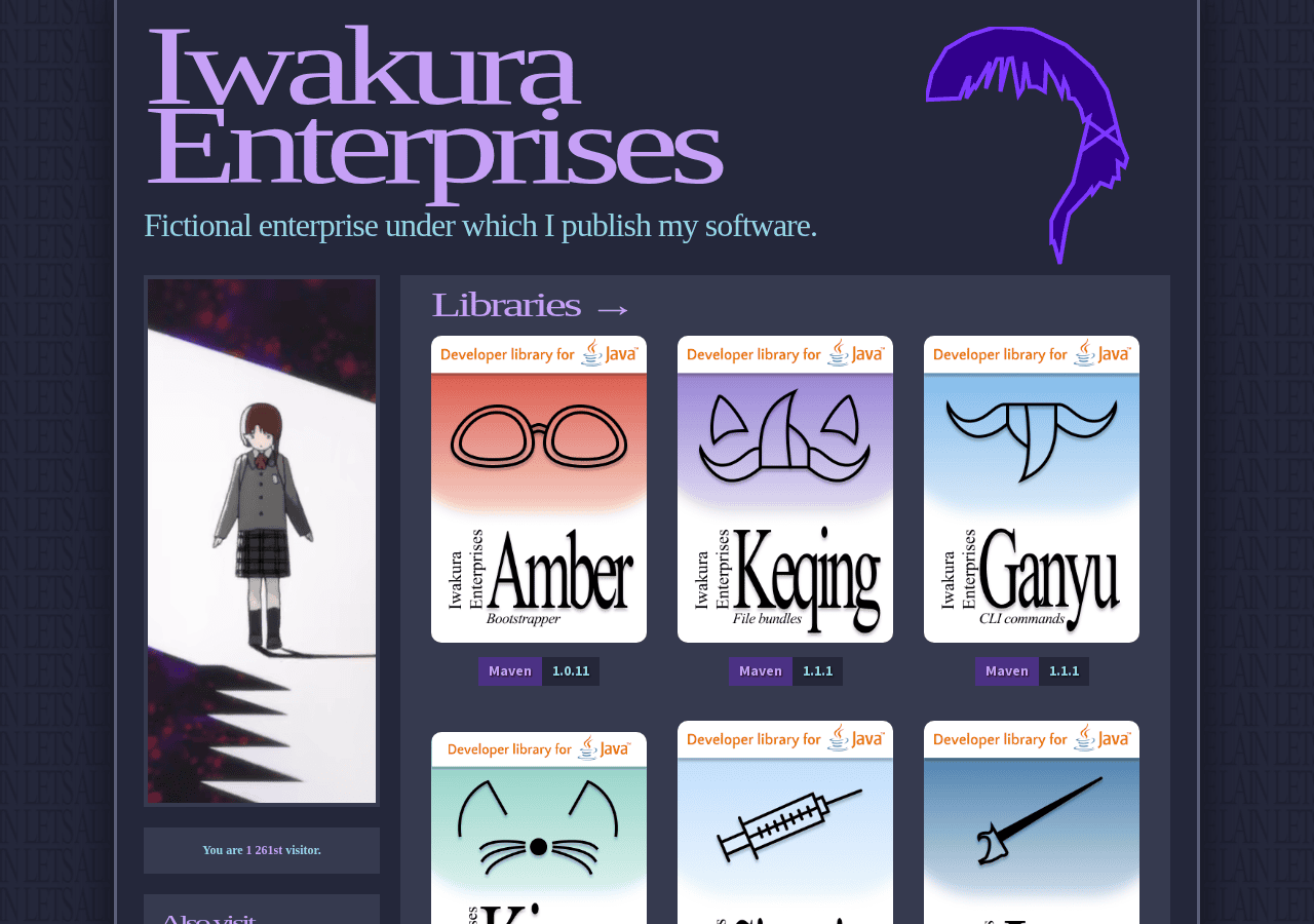 Screenshot of iwakura.enterprises