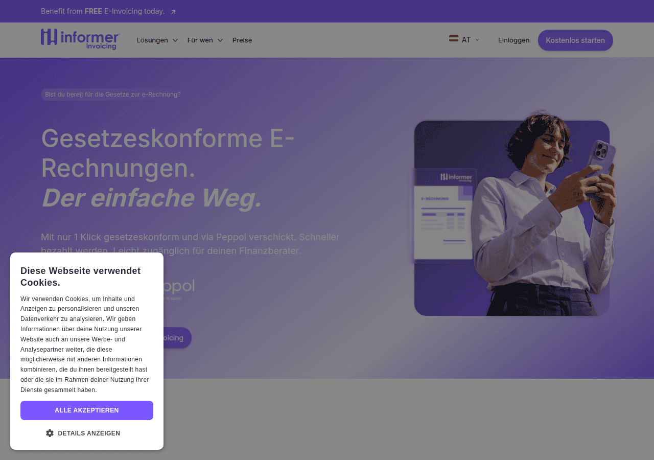 Screenshot of informer.eu