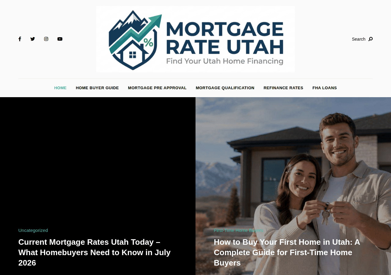 Screenshot of mortgagerateutah.com